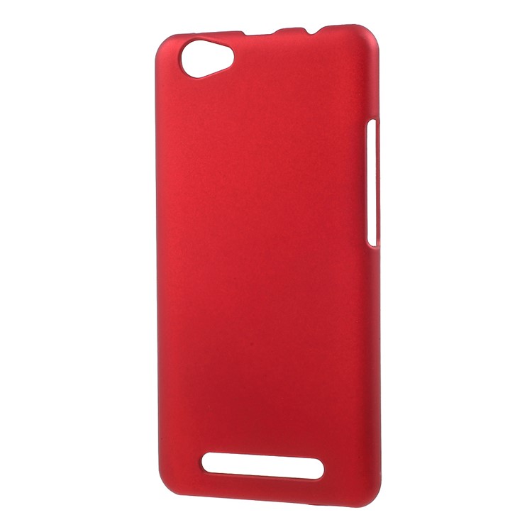 Rubberized PC Hard Case Cover for LYF Wind 6 LS 5009 - Red-2