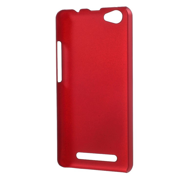 Rubberized PC Hard Case Cover for LYF Wind 6 LS 5009 - Red-3