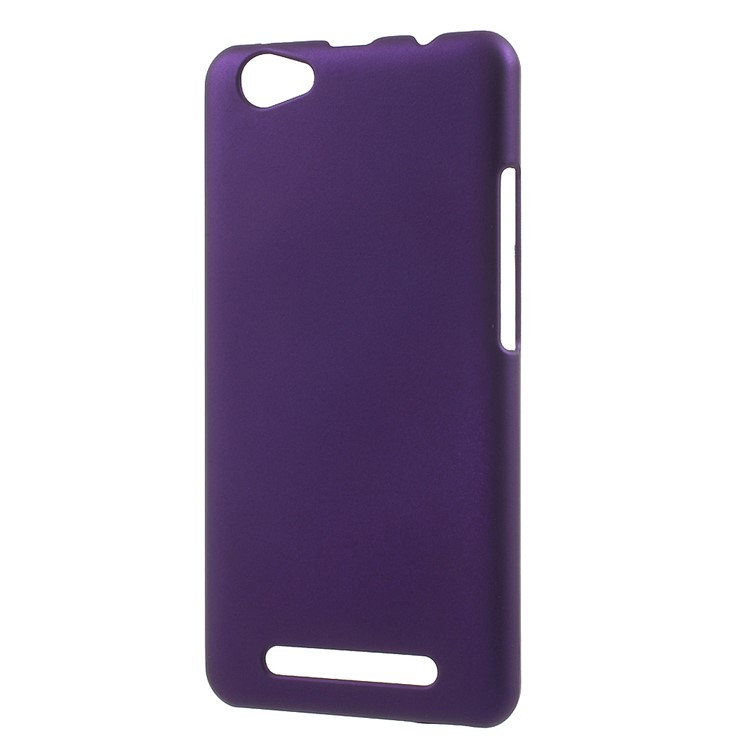 Rubberized PC Phone Hard Cover Case for LYF Wind 6 LS 5009 - Purple-2