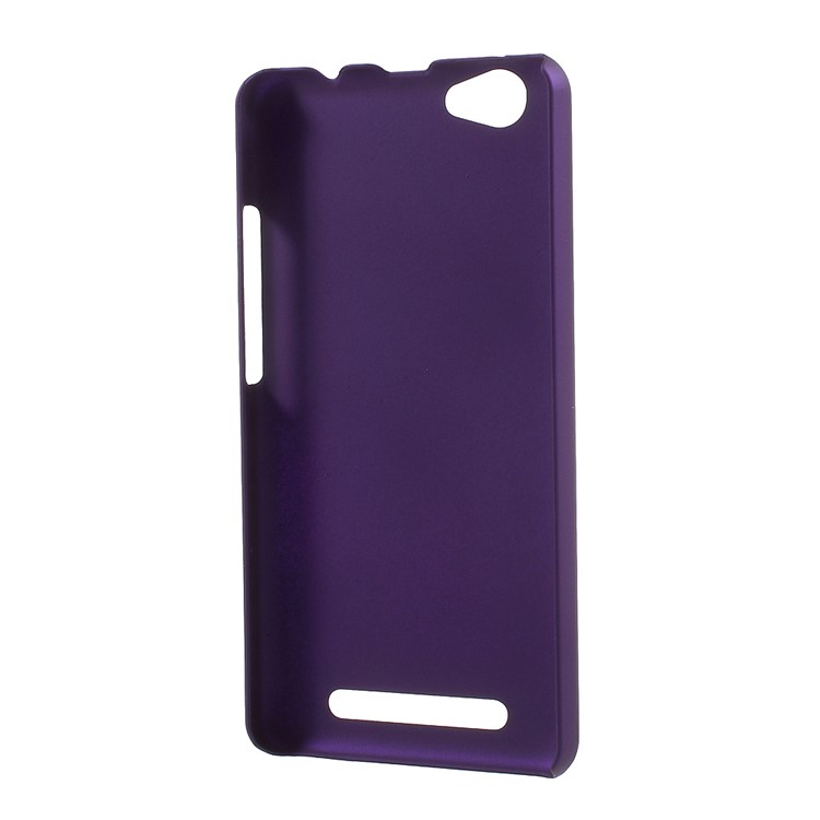 Rubberized PC Phone Hard Cover Case for LYF Wind 6 LS 5009 - Purple-3
