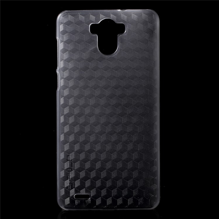 For Blackview R6 Lite See-through Slim Plastic Hard Back Cover Shell - Grey-1