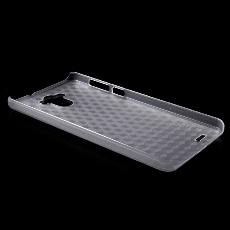 For Blackview R6 Lite See-through Slim Plastic Hard Back Cover Shell - Grey-4