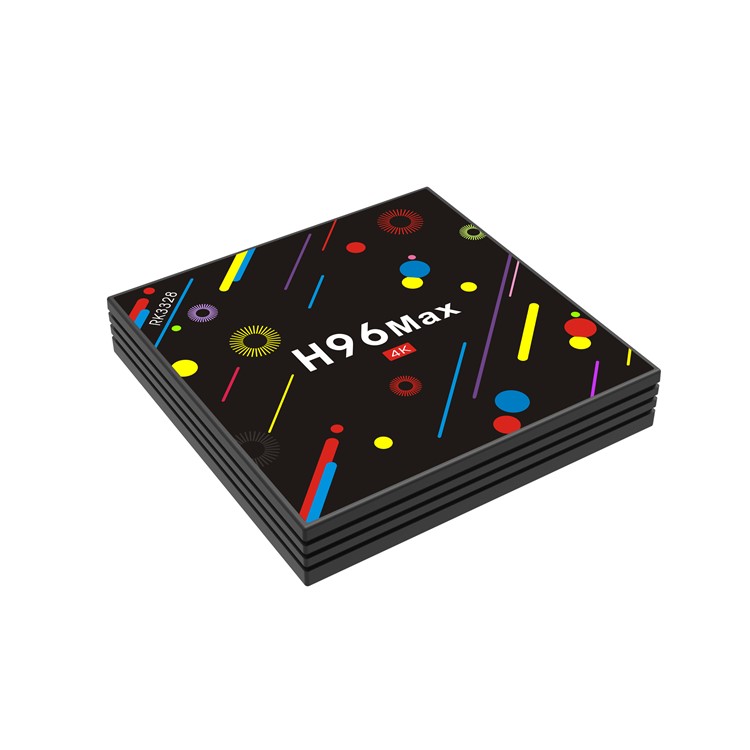 Colorized Pattern Rockchip RK3328 Quad Core Android 7.1 TV Box Dual Band WiFi Media Player 4+32GB - US Plug-3