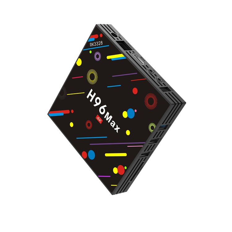 Colorized Pattern Rockchip RK3328 Quad Core Android 7.1 TV Box Dual Band WiFi Media Player 4+32GB - US Plug-5