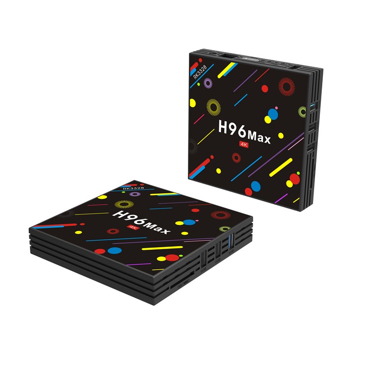 Colorized Pattern Rockchip RK3328 Quad Core Android 7.1 TV Box Dual Band WiFi Media Player 4+32GB - US Plug-7