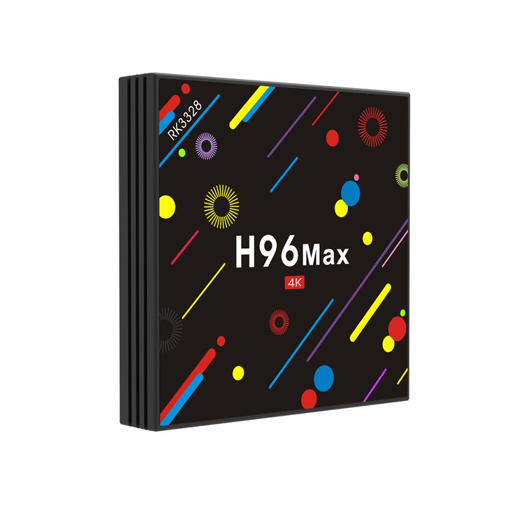 Colorized Pattern Rockchip RK3328 Quad Core Android 7.1 TV Box Dual Band WiFi Media Player 4+32GB - US Plug-9
