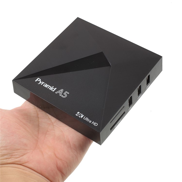 Pyramid A5 Android 5.1 Smart TV Box Amlogic S905 Quad Core 1G+8G Wifi BT KODI 16.1 1080P Streaming Media Player - US Plug-7