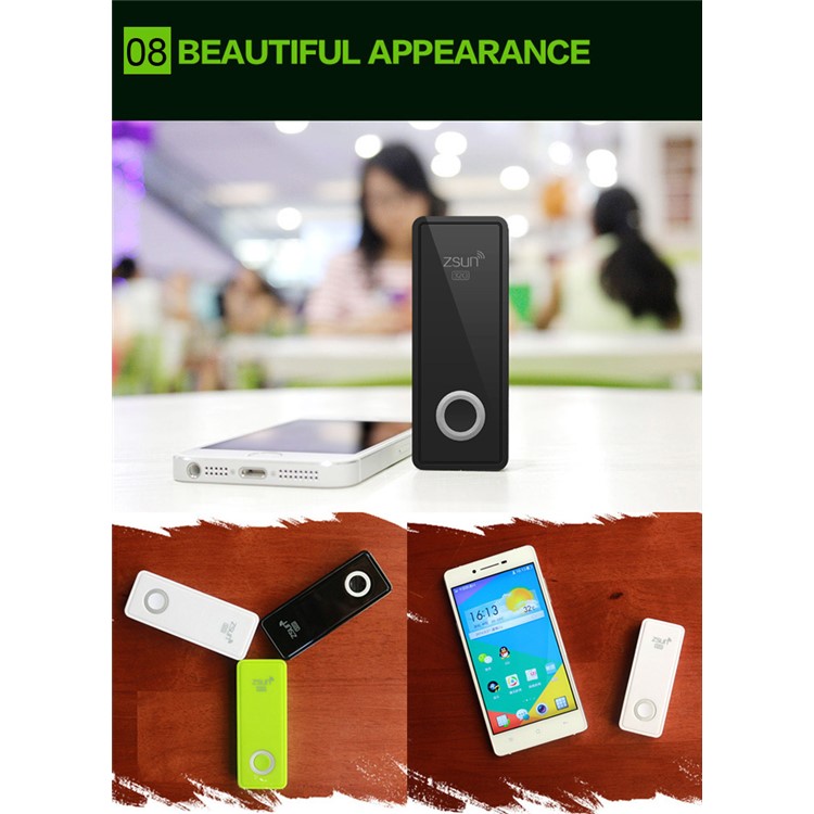 ZSUN 2 Smart WiFi Storage Disk 32GB USB Flash Drive for iPhone 6s Plus/6Plus/6s/6 Samsung S6 Edge/S6 Etc - Black-20