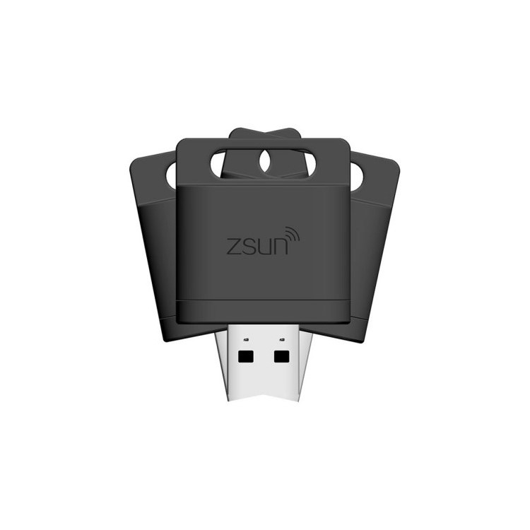 ZSUN WiFi USB 2.0 TF Card Reader 2TB for iOS Android Windows - Black-2