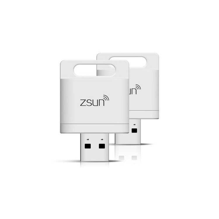ZSUN 2TB WiFi USB 2.0 TF Card Reader for iOS Android Windows - White-4