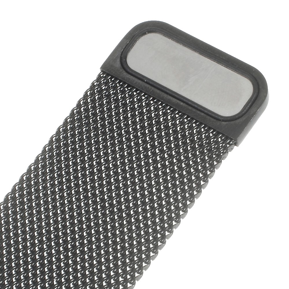 Milanese Stainless Steel Watchband Wristband for Apple Watch Series 4 44mm / Series 3 / 2 / 1 42mm - Black-5