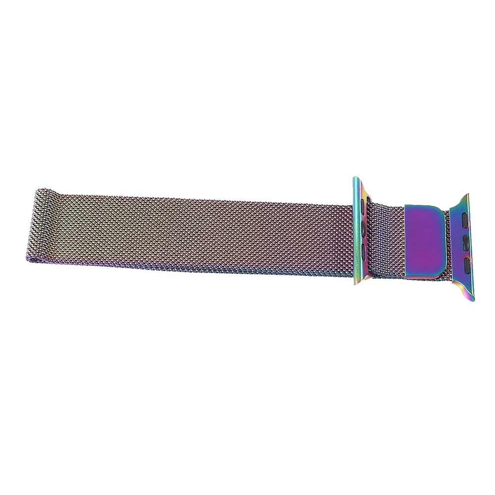 Milanese Stainless Steel Watchband Accessory for Apple Watch Series 4 40mm, Series 3 / 2 / 1 38mm - Multi-color-4