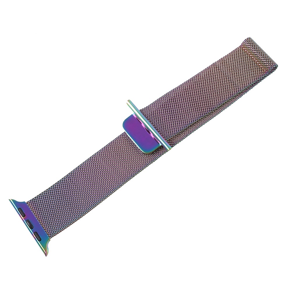 Milanese Stainless Steel Watchband Accessory for Apple Watch Series 4 40mm, Series 3 / 2 / 1 38mm - Multi-color-7