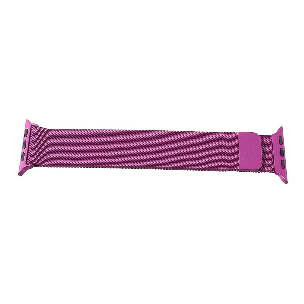 Milanese Stainless Steel Watch Band Strap for Apple Watch Series 4 40mm, Series 3 / 2 / 1 38mm - Purple-2