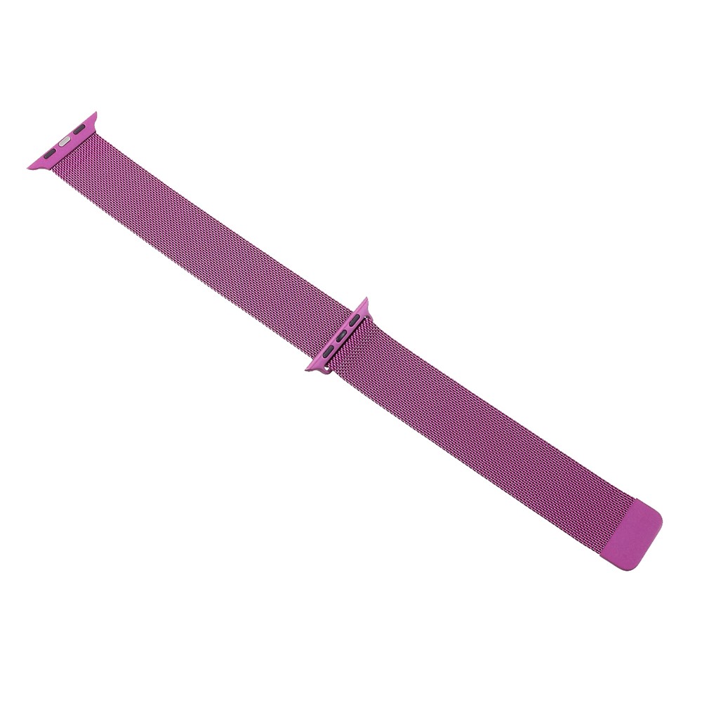 Milanese Stainless Steel Watch Band Strap for Apple Watch Series 4 40mm, Series 3 / 2 / 1 38mm - Purple-3