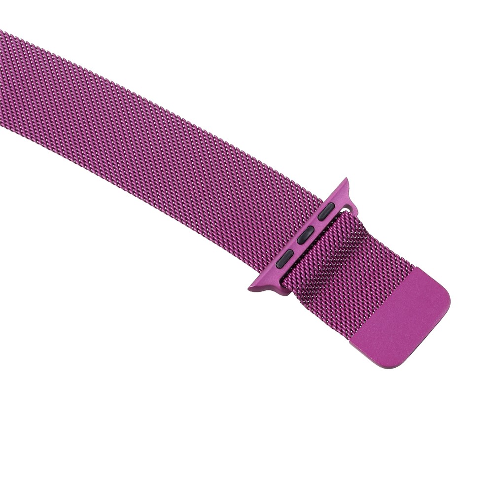 Milanese Stainless Steel Watch Band Strap for Apple Watch Series 4 40mm, Series 3 / 2 / 1 38mm - Purple-6