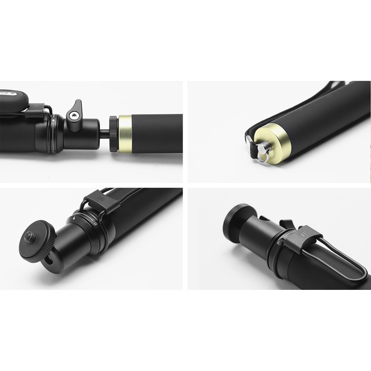 High Quality XIAOMI Xiaoyi Extendable Selfie Stick + Bluetooth Remote Shutter for Xiaomi Yi Action Camera and iOS Smartphones-10