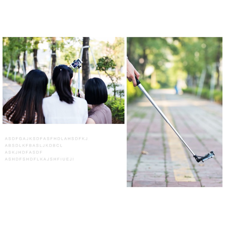 REMAX P5 3.5mm Wire Control Foldable Extendable Selfie Stick - Gold Color-14