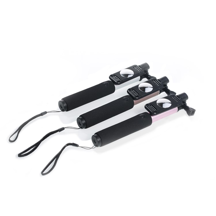 REMAX P5 3.5mm Wire Control Foldable Extendable Selfie Stick - Gold Color-9