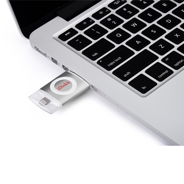 IDISKK 32GB Apple MFI Certified USB 3.0 Drive for iPhone iPad iPod - Silver Color-5