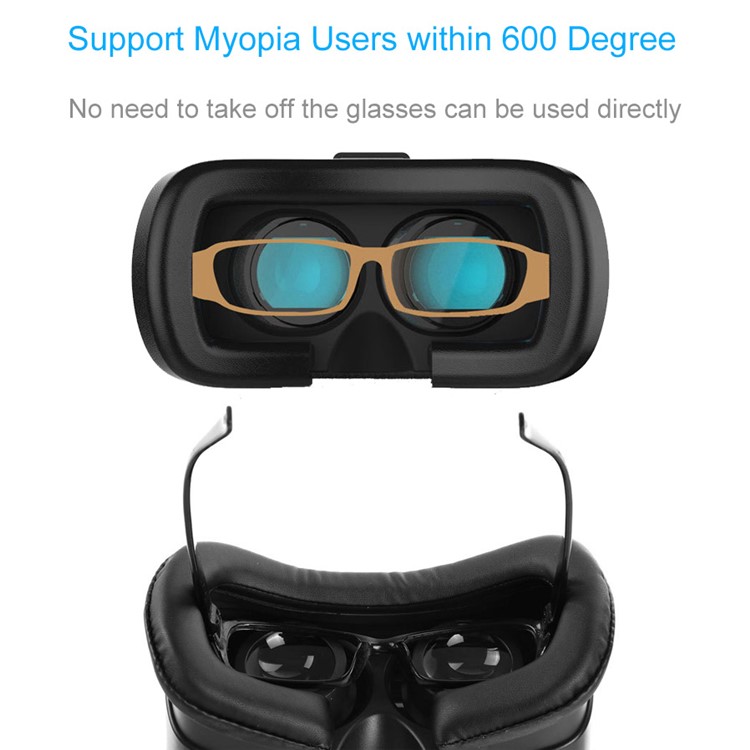 Virtual Reality Video Glasses Head Mount 3D VR BOX with Remote Shutter for iPhone 6s Plus / Samsung Galaxy Note5-25