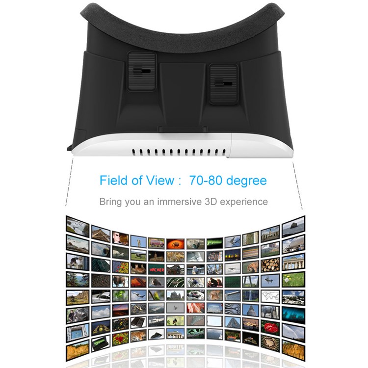 Virtual Reality Video Glasses Head Mount 3D VR BOX with Remote Shutter for iPhone 6s Plus / Samsung Galaxy Note5-28
