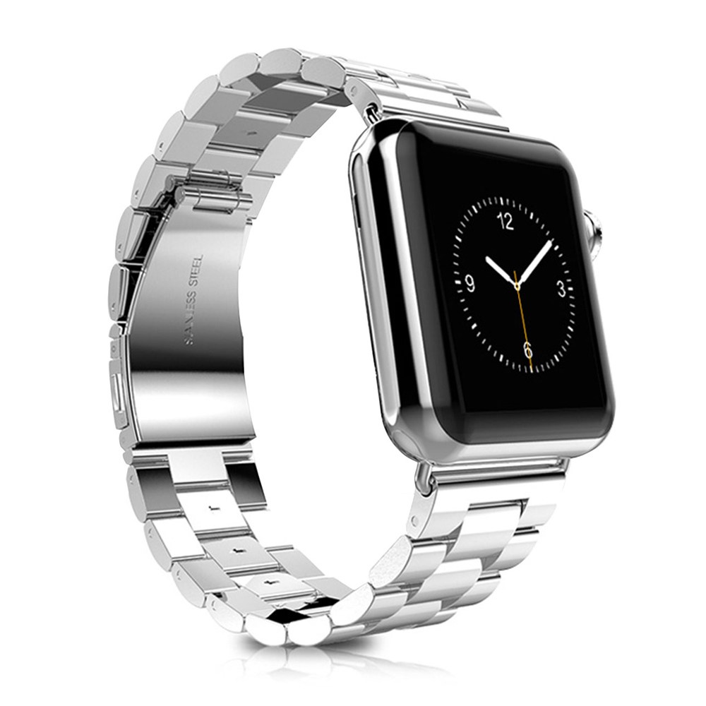 XINCUCO Stainless Steel Watch Band for Apple Watch 42mm Series 3 / 2 / 1 with Axle Connectors-2