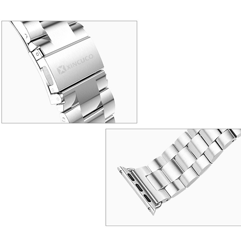 XINCUCO Stainless Steel Watch Band for Apple Watch 42mm Series 3 / 2 / 1 with Axle Connectors-5