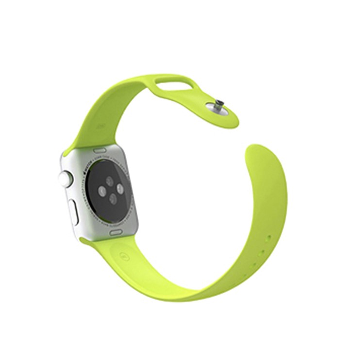 XINCUCO Soft Silicone Sport Wristband for Apple Watch 42mm Series 1 Series 2 Series 3 - Green-4