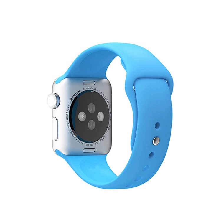 XINCUCO Sport Silicone Watch Band Strap for Apple Watch 42mm Series 1 Series 2 Series 3 - Blue-1