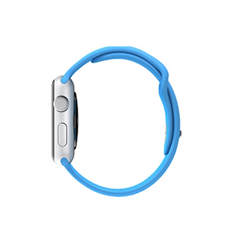 XINCUCO Sport Silicone Watch Band Strap for Apple Watch 42mm Series 1 Series 2 Series 3 - Blue-4