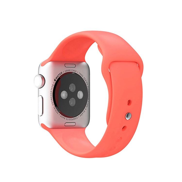 XINCUCO for Apple Watch 38mm Series 3 Series 1 Series 2 Silicone Sport Watch Strap - Watermelon Red-3