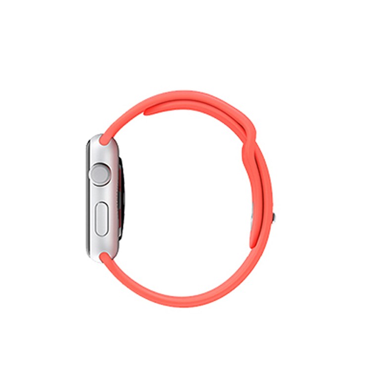 XINCUCO for Apple Watch 38mm Series 3 Series 1 Series 2 Silicone Sport Watch Strap - Watermelon Red-4