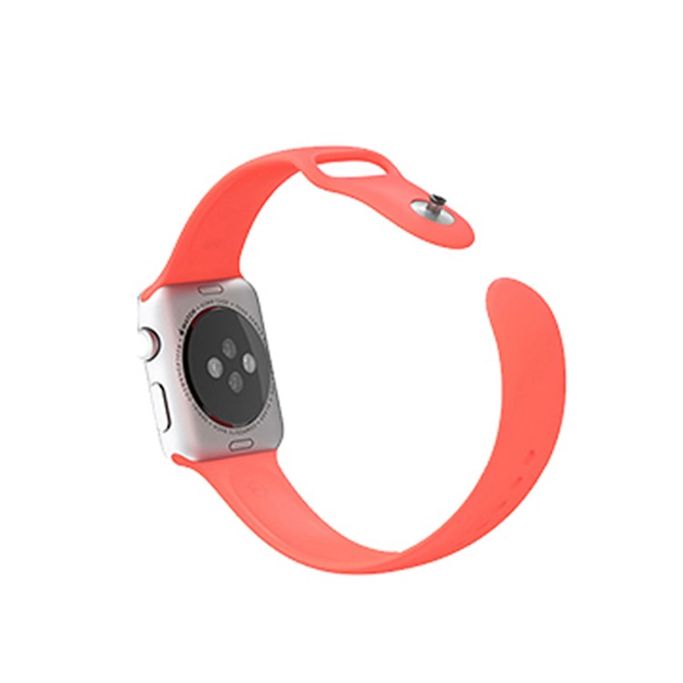 XINCUCO for Apple Watch 38mm Series 3 Series 1 Series 2 Silicone Sport Watch Strap - Watermelon Red-5