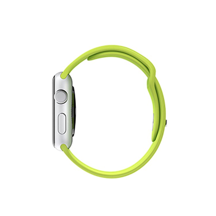 XINCUCO for Apple Watch Series 1 Series 2 Series 3 38mm Silicone Sport Wristband - Green-4