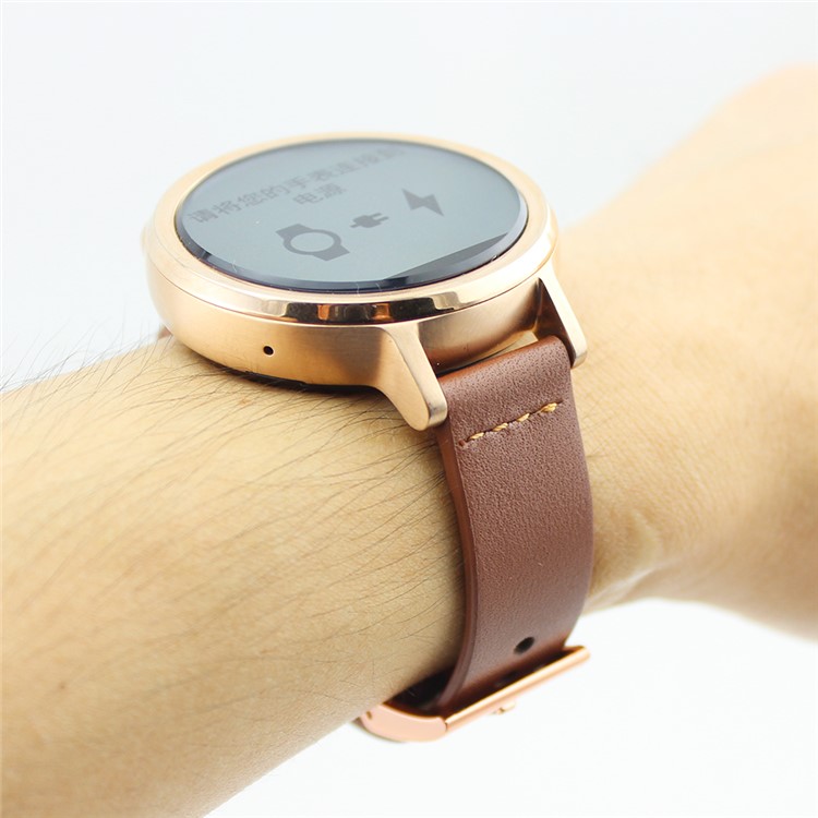 Genuine Leather Watchband for Motorola Moto 360 42mm (2nd gen) - Brown/20mm-3