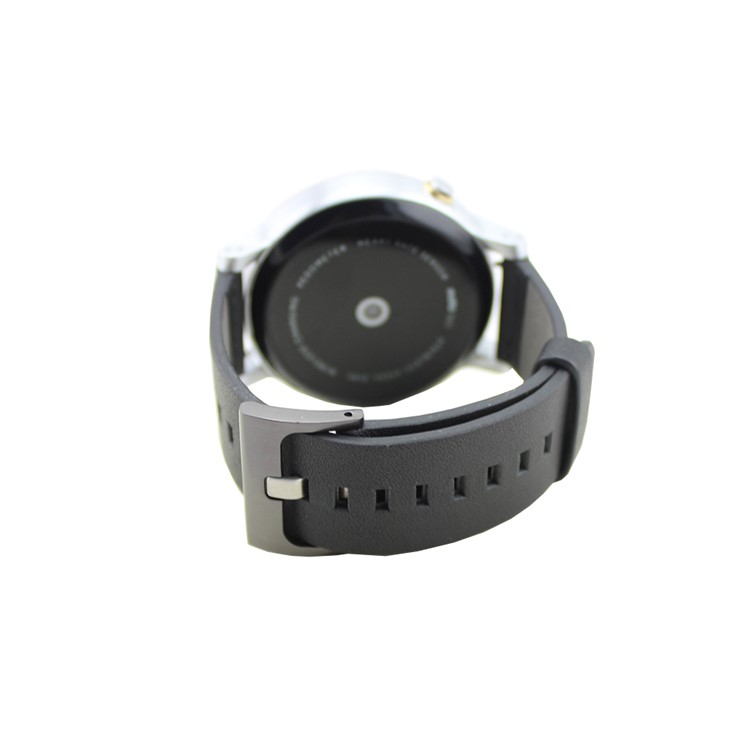 Genuine Leather Watchband for Motorola Moto 360 46mm (2nd gen) - Black/22mm-2