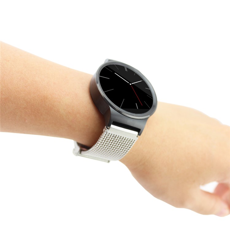 Milanese Loop Stainless Steel Watch Band for Huawei Watch - Silver Color-3