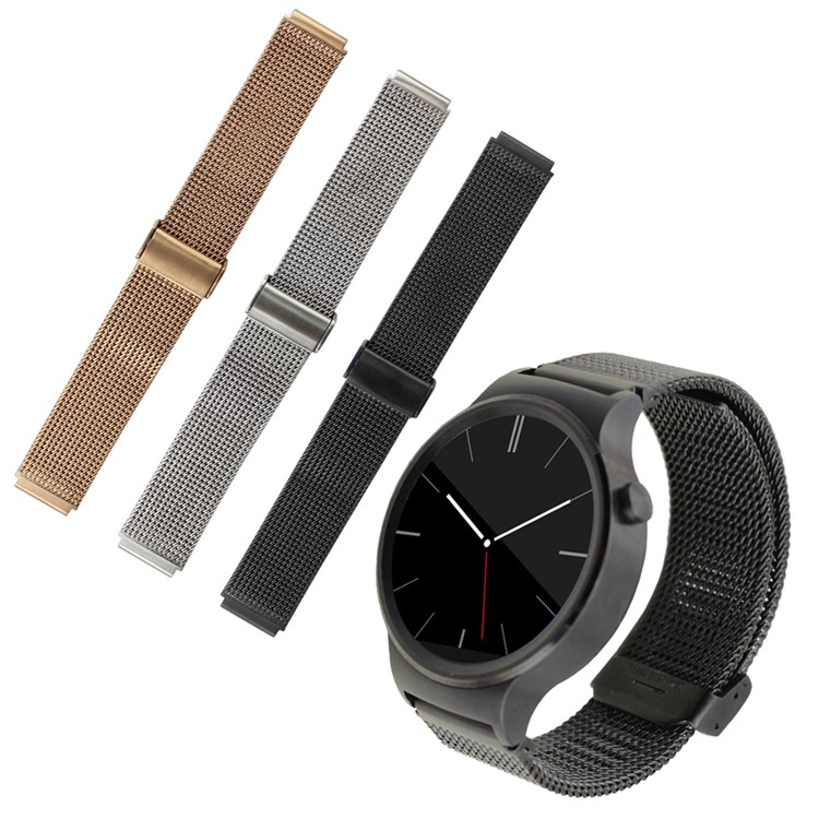 Milanese Loop Stainless Steel Watch Band for Huawei Watch - Silver Color-7