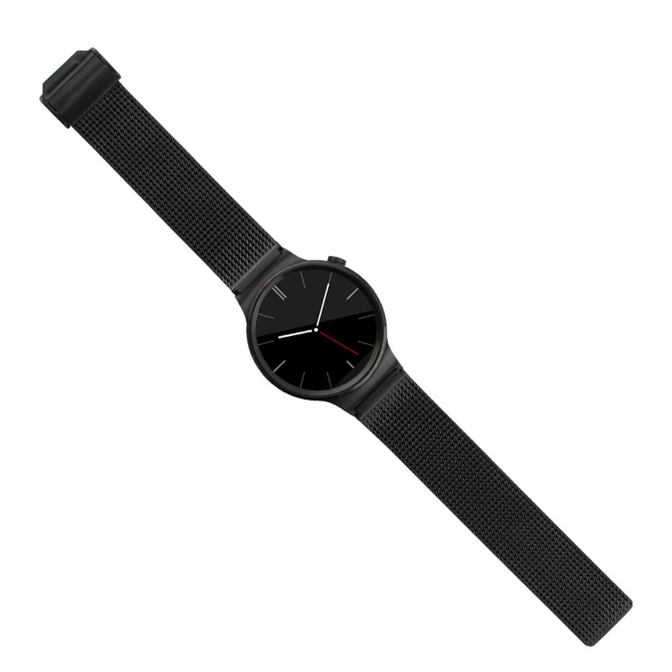 Milanese Loop Stainless Steel Watch Strap for Huawei Watch - Black-2