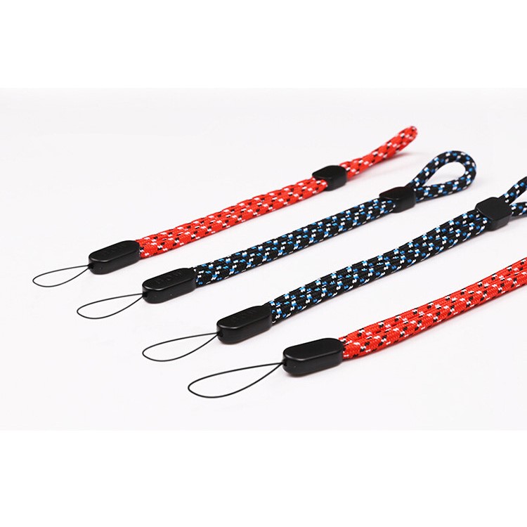 Unisex Woven Texture Nylon Strap Wrist Lanyard for Smartphones, Cameras etc. - Red-2