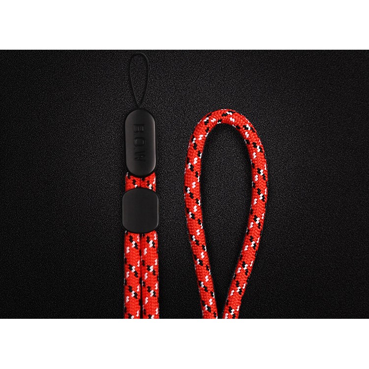 Unisex Woven Texture Nylon Strap Wrist Lanyard for Smartphones, Cameras etc. - Red-3