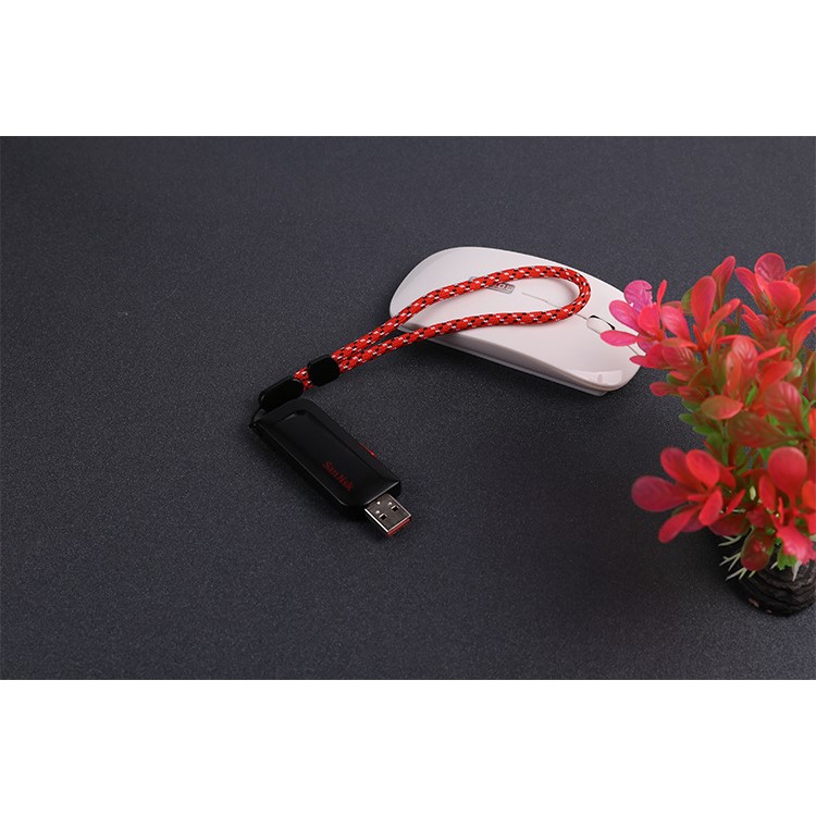 Unisex Woven Texture Nylon Strap Wrist Lanyard for Smartphones, Cameras etc. - Red-5