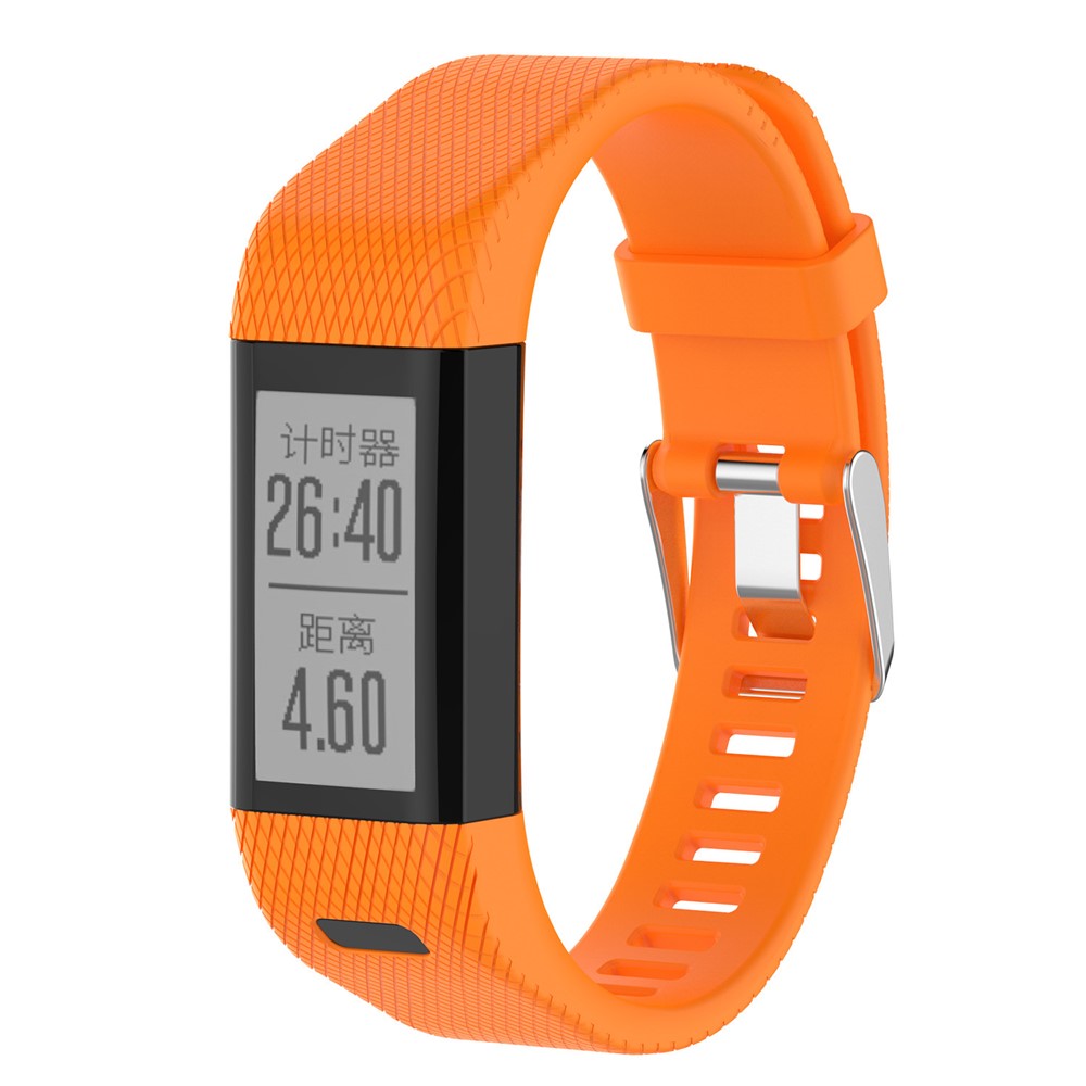 Silicone Soft Watch Band with Installation Tools for Garmin Vivosmart HR+ / Approach X10 / Approach X40 - Orange-3