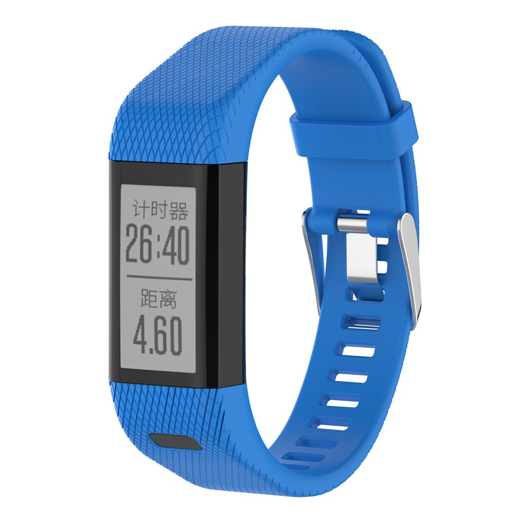 Silicone Wrist Watch Strap with Installation Tools for Garmin Vivosmart HR+ / Approach X10 / Approach X40 - Blue-3