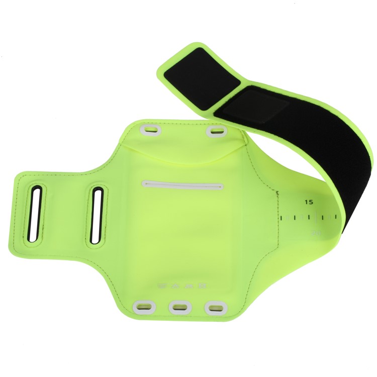 MOMAX XFIT Outdoor Sports Adjustable Lycra Fabric Gym Sports Armband Pouch for iPhone 8 Plus/7 Plus - Green-5