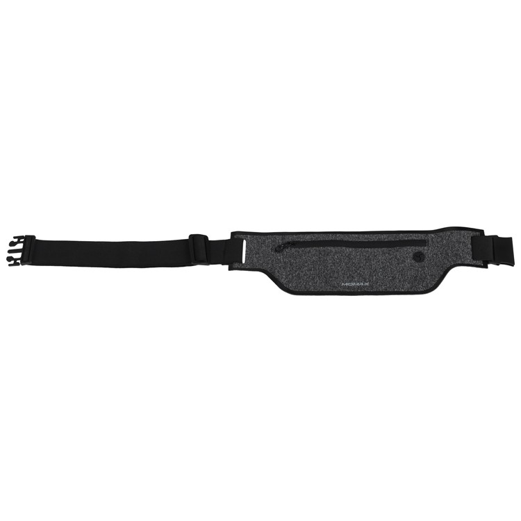 MOMAX XFIT Thin Breathable Sport Zipped Waist Bag for iPhone 7 Plus, etc. - Grey-3