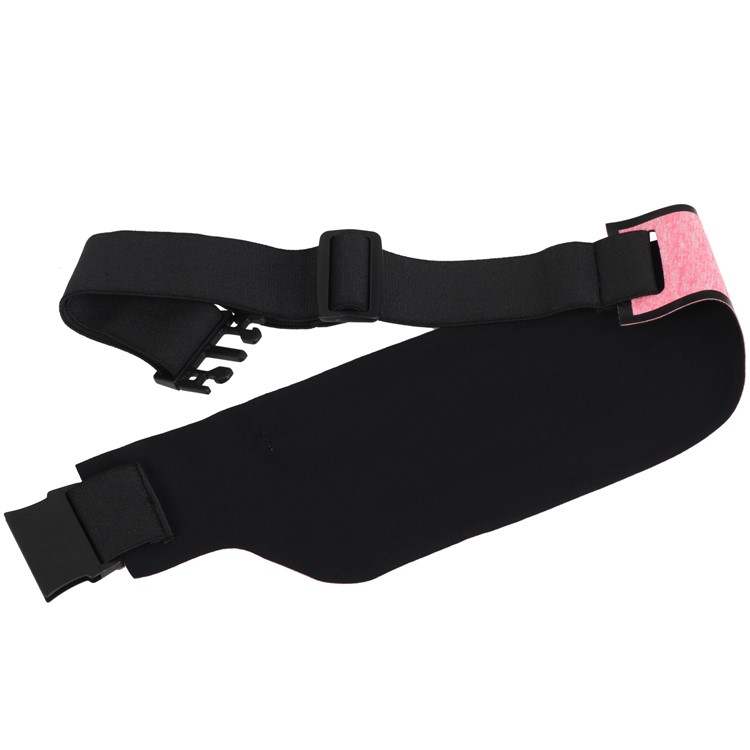 MOMAX XFIT Thin Breathable Waist Bag Sport Zipped Pouch for iPhone 7 Plus, etc. - Pink-5
