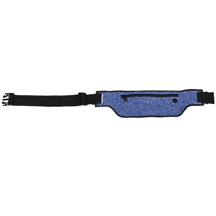 MOMAX XFIT Slim Running Zipped Waist Pouch for iPhone 7 Plus, etc. - Blue-1
