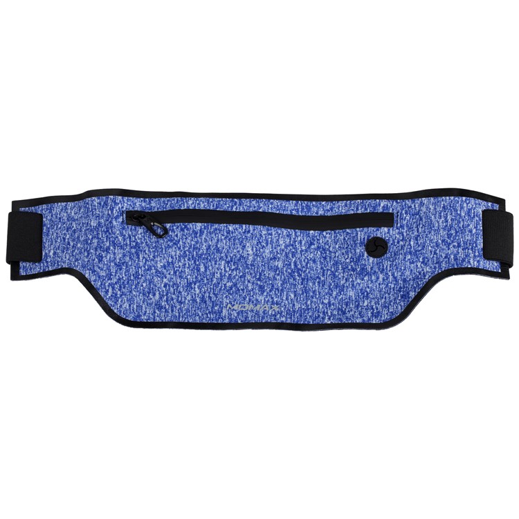 MOMAX XFIT Slim Running Zipped Waist Pouch for iPhone 7 Plus, etc. - Blue-2